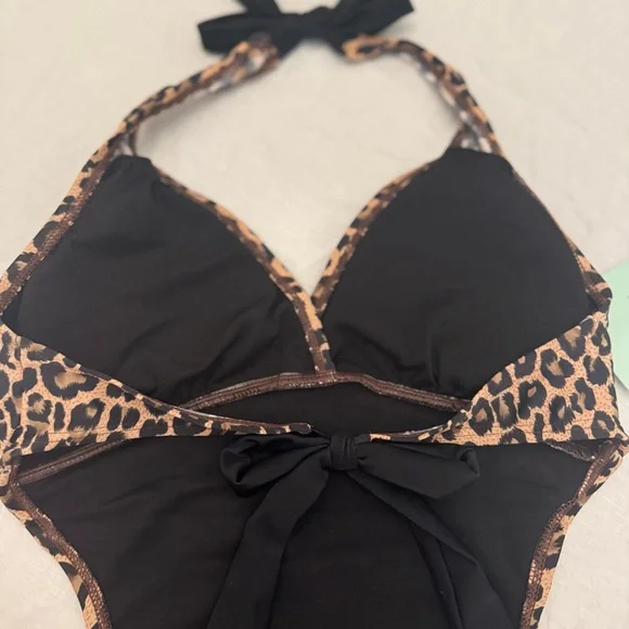 MARINA Leopard Print One Piece Swimsuit Size S and M - Picture 5 of 7